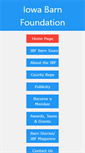 Mobile Screenshot of iowabarnfoundation.org