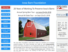 Tablet Screenshot of iowabarnfoundation.org